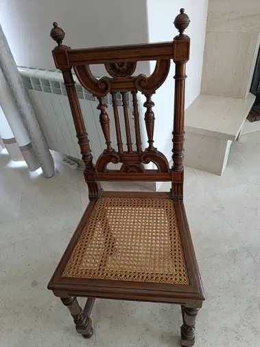 cadeiras antigas restauradas com assento em palhinha