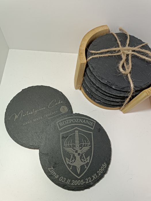 Podstawka pod kubek z kamienia