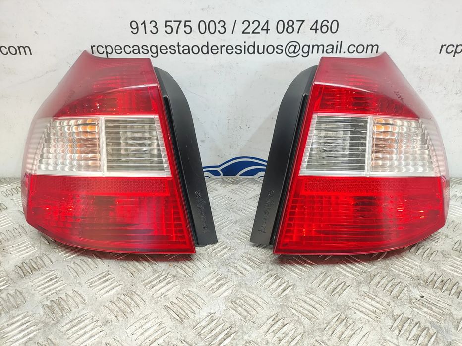 Farolins traseiros trás direito esquerdo originais BMW Serie 1 E81