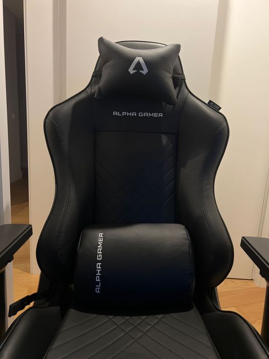 Cadeira Gaming Alpha Gamer Atena - Preto