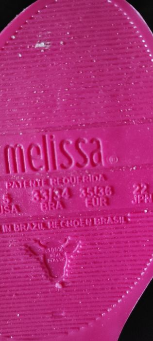 Buty Melissa rozmiar 35/36 w kolorze amarantu pachnące