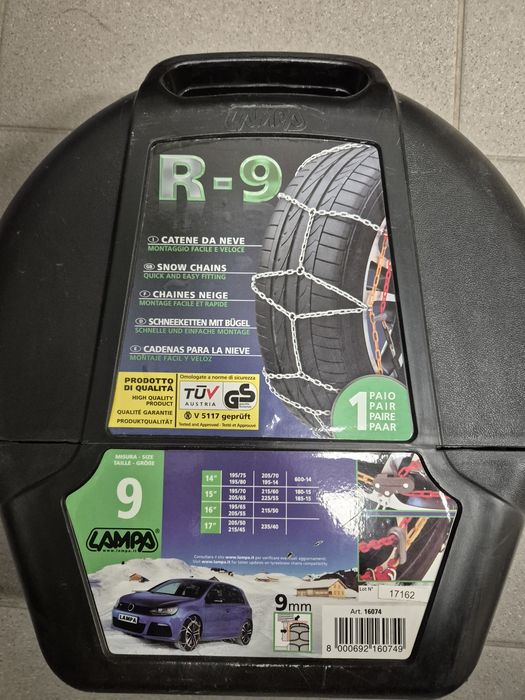 Łańcuchy śniegowe R9 "14 "15 "16 "17