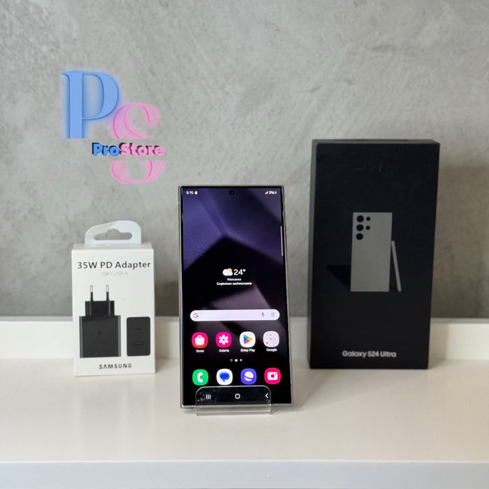 Samsung Galaxy S24 Ultra 256GB Titanium Gray | Stan bdb | Gwarancja