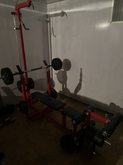 Мультитренажер для вправ одностанційний  25 блинів по 2.5та 16 по 5 кг