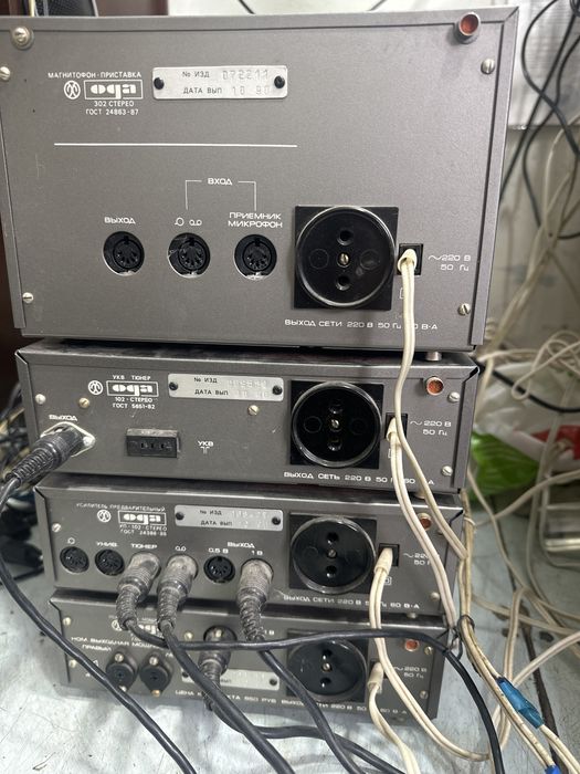 Разборка усилителей, магнитофонов, приемников