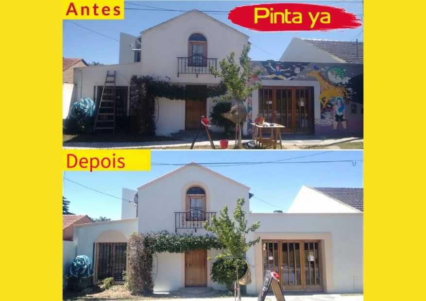 Pintura de casas e lojas