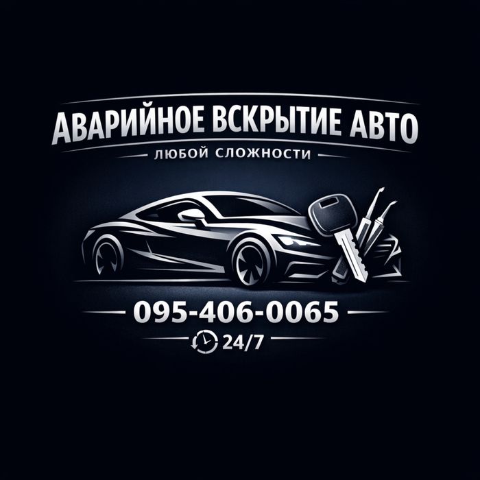 Аварийное вскрытие авто без повреждений. Выезд 24/7