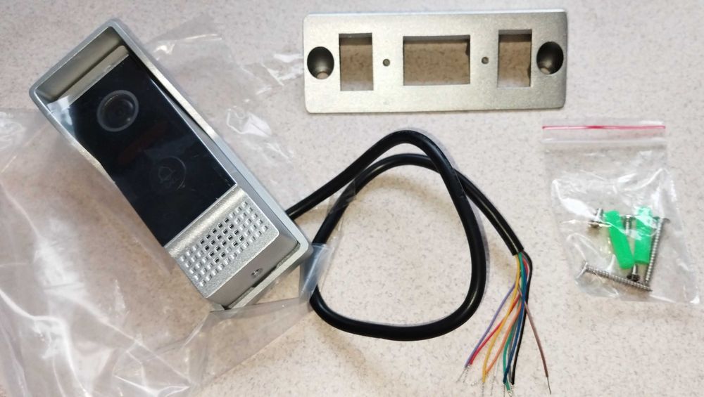 Новая Вызывная панель видео домофона 720P (обзор 110°) +уголки панелей