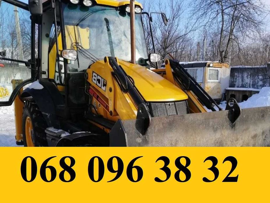 JCB 3CX, oренда екскаватора, послуги спецтехніки, трактор