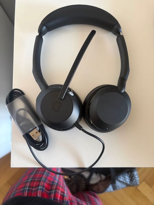 Słuchawki przewodowe Jabra Evolve2 50 z mikrofonem
