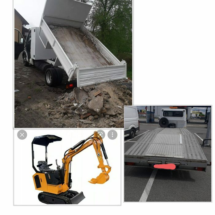 Wynajem Koparki Sprzętu Wywrotki Zagęszczarki WYPOŻYCZALNIA Koparka