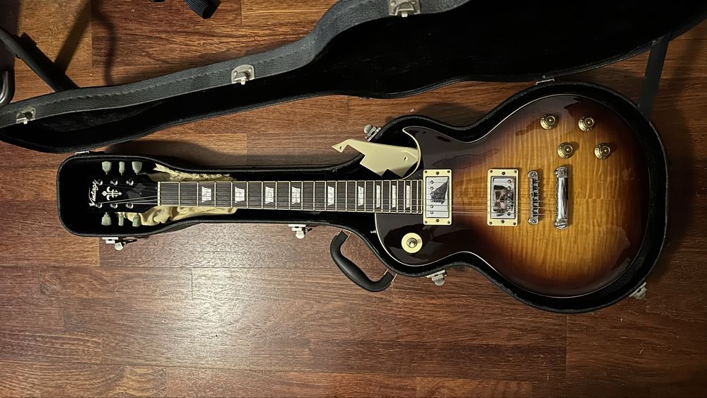 Guitarra Vintage v100 + Hardcase