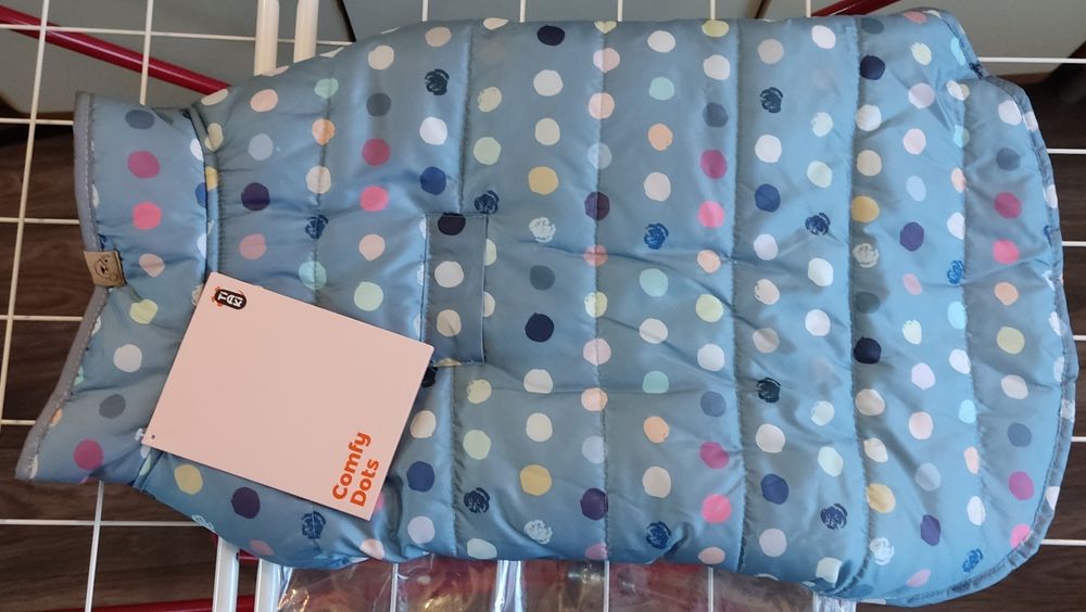 Kurtka płaszcz dla psa TIAKI Comfy Dots 56cm