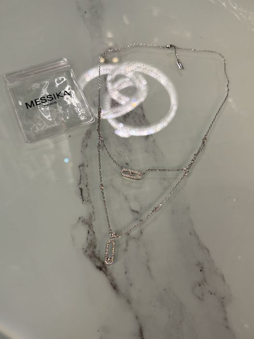 Підвіска Messila COLLIER 2 RANGS PAVÉ MOVE UNO/ Подвеска Messika