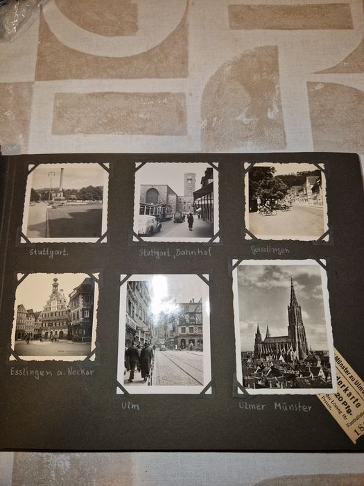 stare niemieckie zdjęcia pocztówki  album