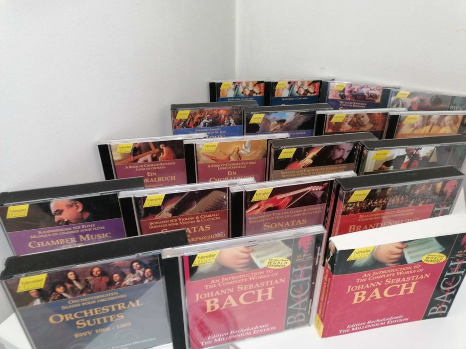 25 CDs Johann Sebastian Bach + Livro (Biografia)