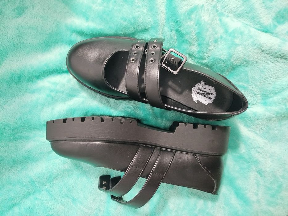 Туфлі р.39 жіночі трендові чорні нові Венздей