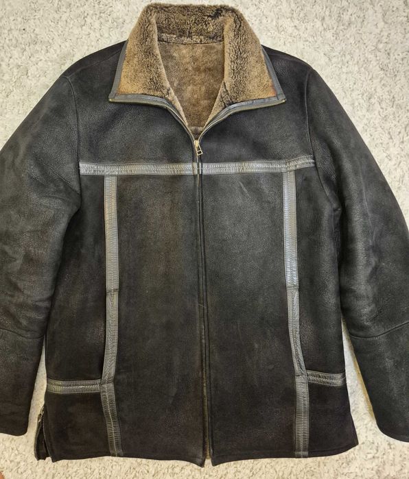 Бомбезна чоловіча дублянка