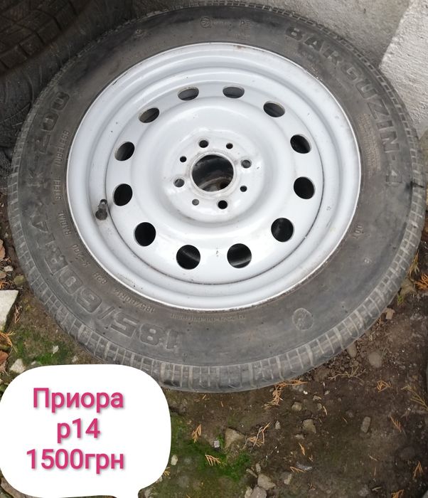 Летняя резина 175 70 р13 185 60 р14 на дисках разболтовка 4/100 4/98