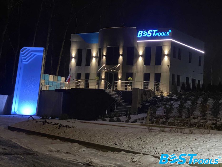 Poliestrowy basen ogrodowy marki Bestpools - IBIZA 8x3.2x1.55 m