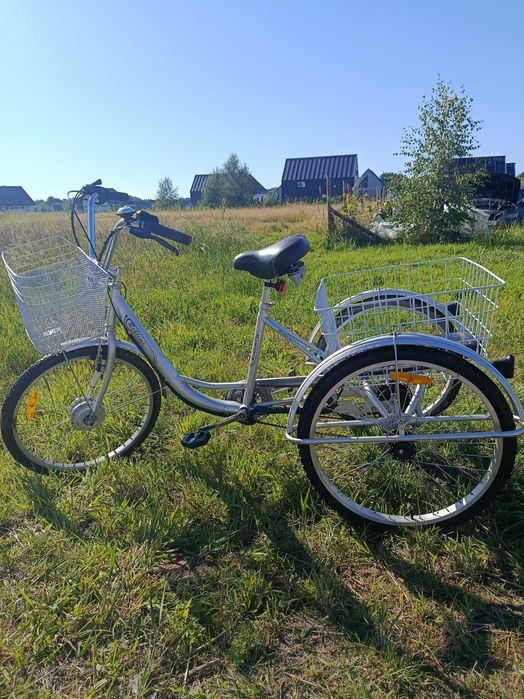 Rower trójkołowy elektryczny