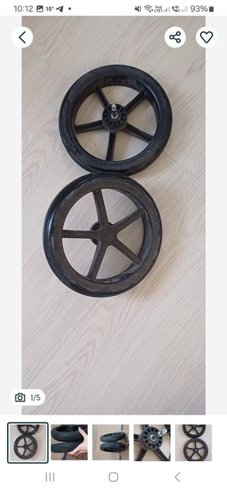 Cybex Balios S задні колеса