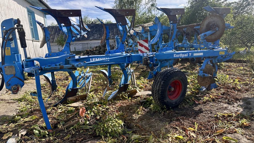 Lemken europal 7 n100 оборотний 4+ кукурудзяний полосовий