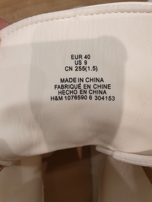 H&M buty trapery
