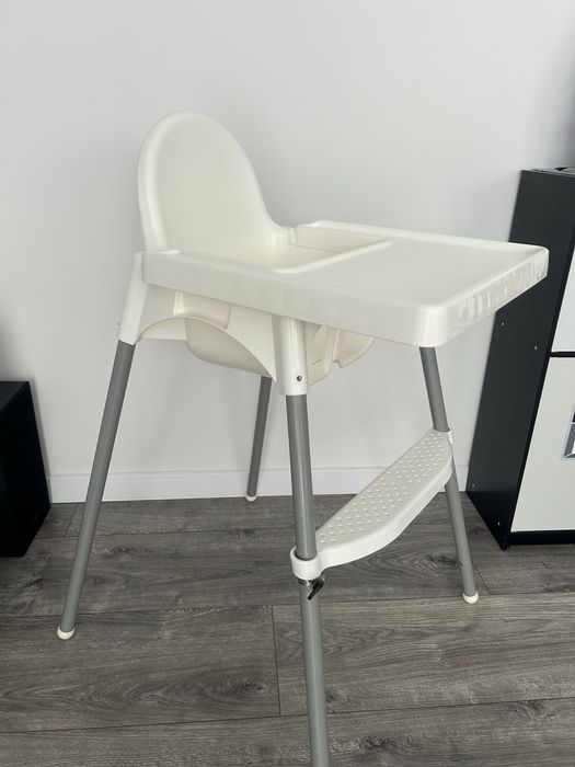 Krzesełko IKEA + tacka + podnóżek
