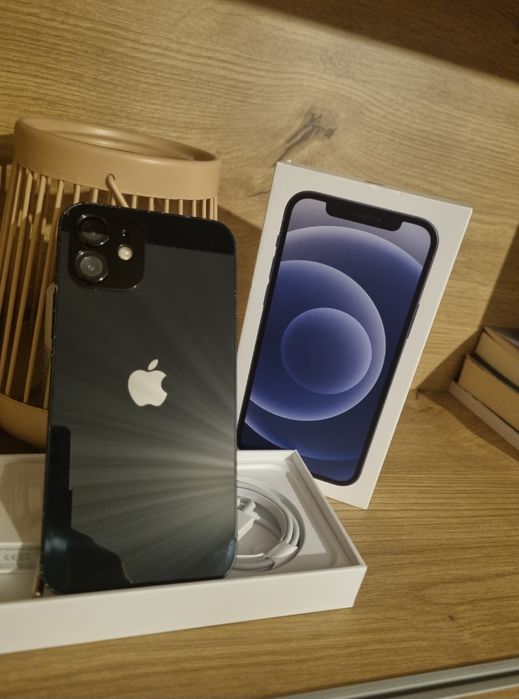 iPhone 12 czarny | 64 GB | 100% baterii