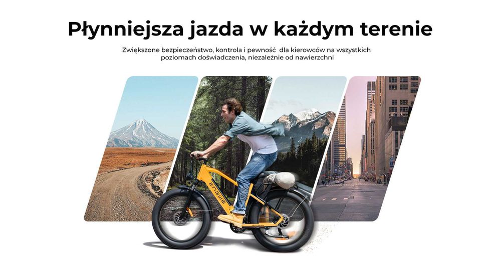Rower Elektryczny Engwe E26 Czarny Męski