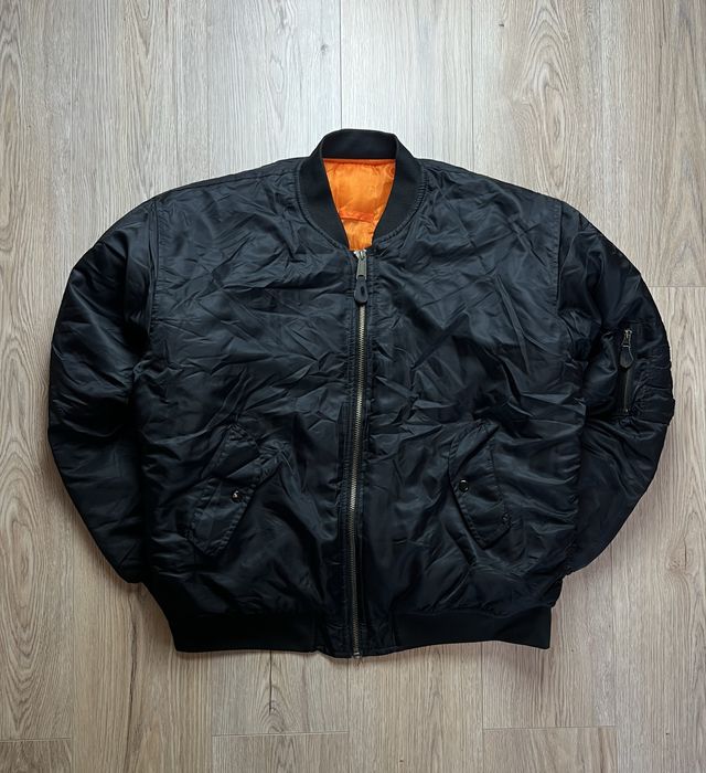 MA1 Vintage 90’s Ocieplany Dwustronny Ocieplany Bomber Bomberka