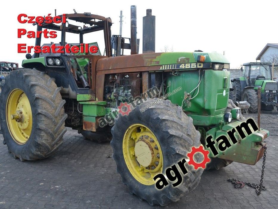 John Deere 4650 części, skrzynia biegów, silnik