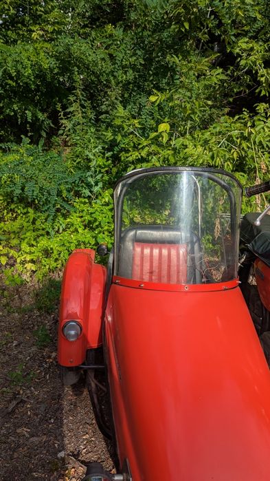Jawa 634 350 1981 з коляскою velorex ява