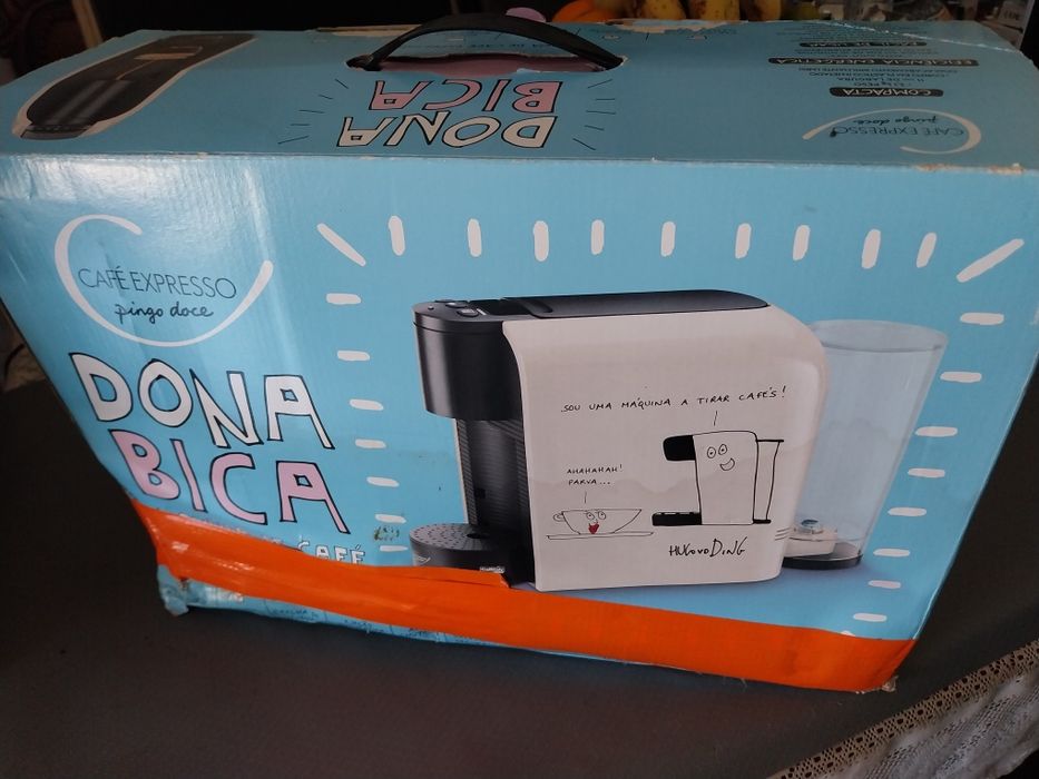 Maquina cafe capsulas pingo doce nova em caixa
