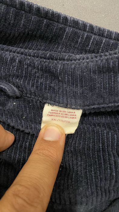 Casaco / Sobrecamisa Levi’s em Veludo Cordoal de Azul Escuro – Tamanho XXL