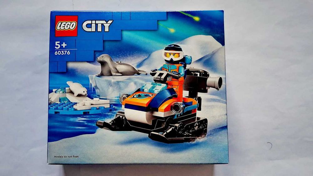 Lego City 60376 Arctic Explorer Snowmobile, Sealed