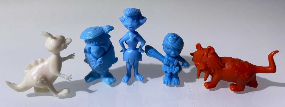 Antiga Coleção ~ ”OS FLINTSTONES” ~ 9 Monocromáticos Dunkin 1967