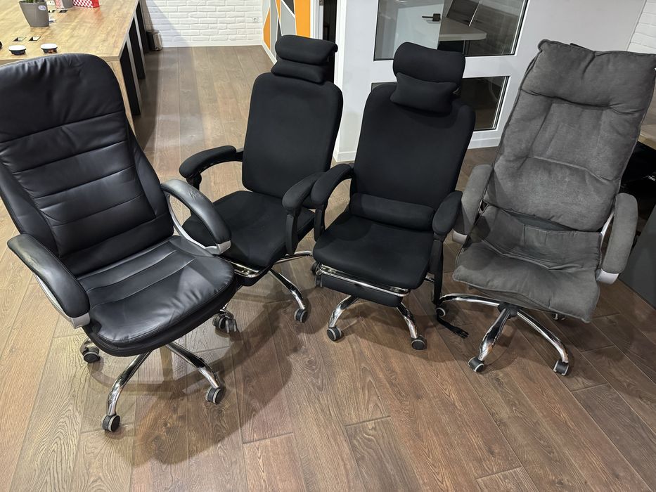 Офісні крісла / різні моделі, зручні, у хорошому стані