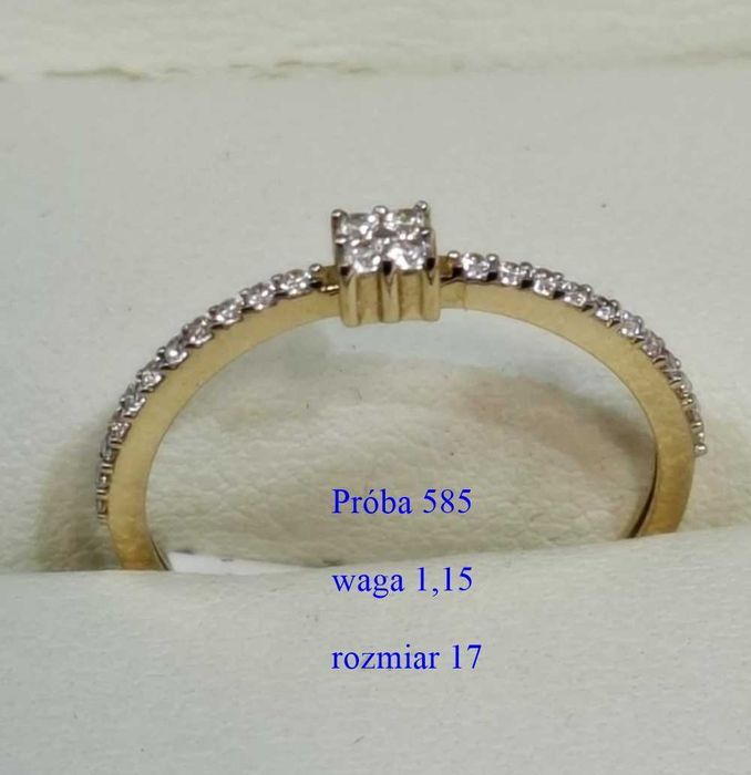 Wyjątkowe złote pierścionki 585