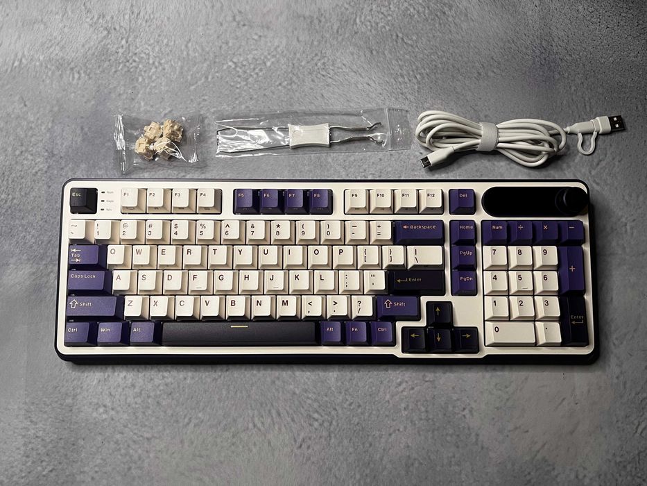 RK ROYAL KLUDGE S98 Klawiatura mechaniczna, Misty Rain Switch