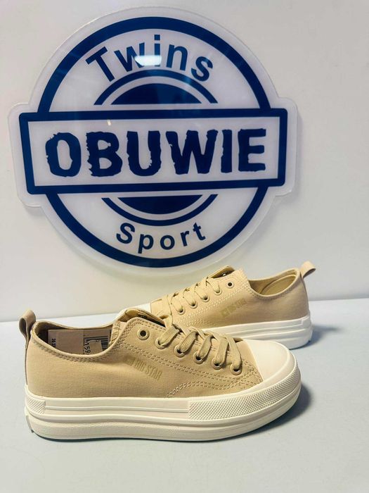 Big Star trampki damskie beżowe 39 - 41 podeszwa LL274969