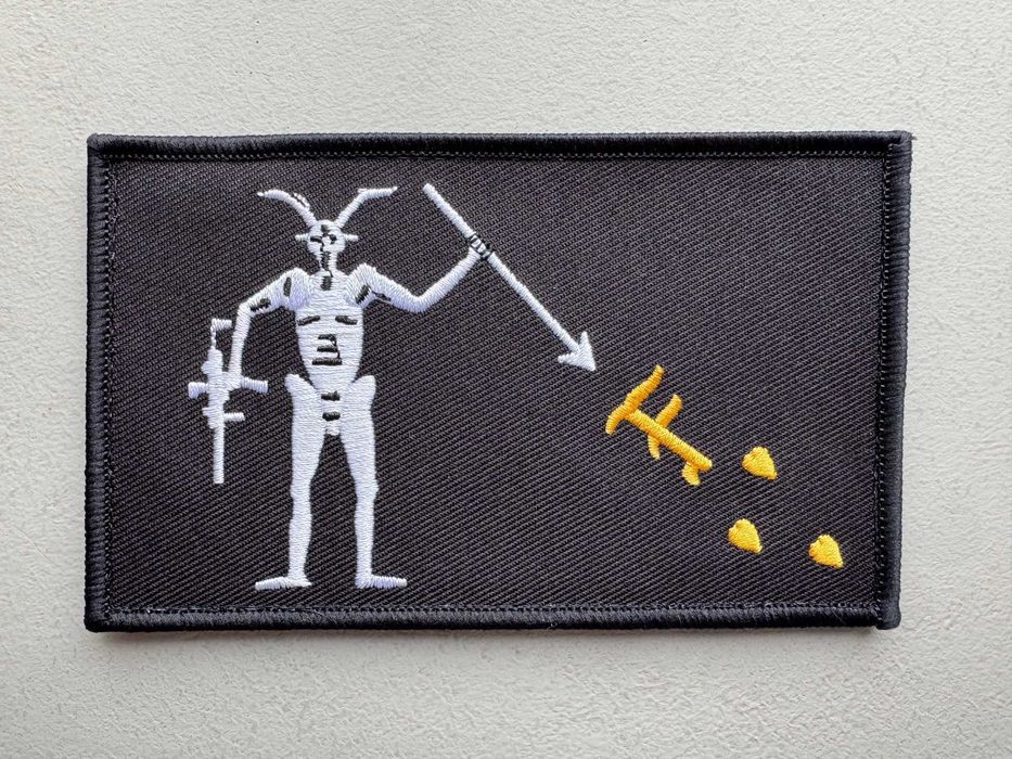 Forward Observations Group Black and Yellow Blackbeard Patch
