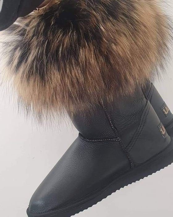 Śniegowce emu damskie naturalna skóra futerko z Jenota