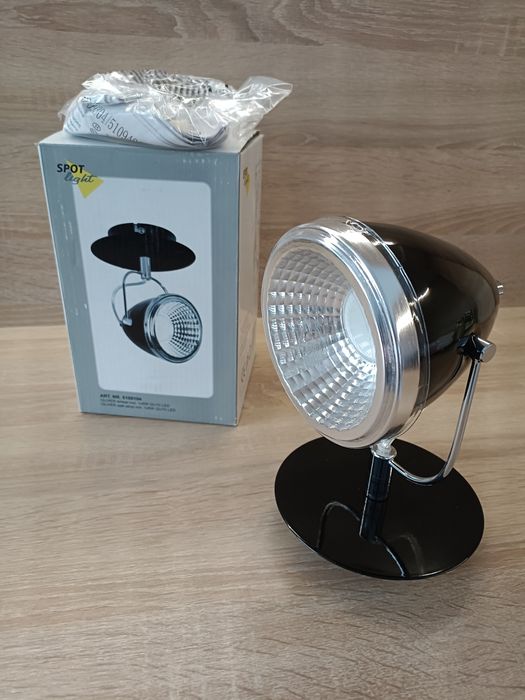 Kinkiet Oliver Spot Light czarny błyszczący Nowy!