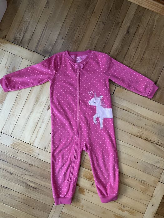 Флісовий ромпер, чоловічок, піжама для дівчинки carter’s