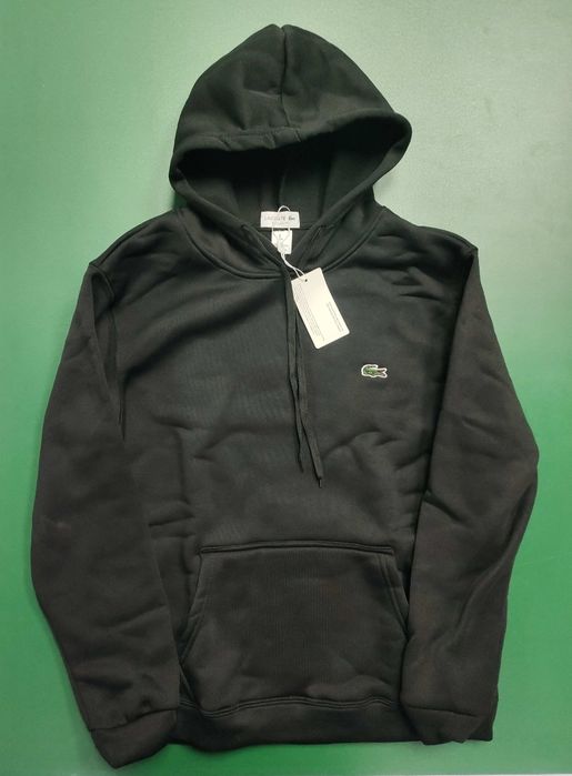 Czarna nowa bluza Lacoste L