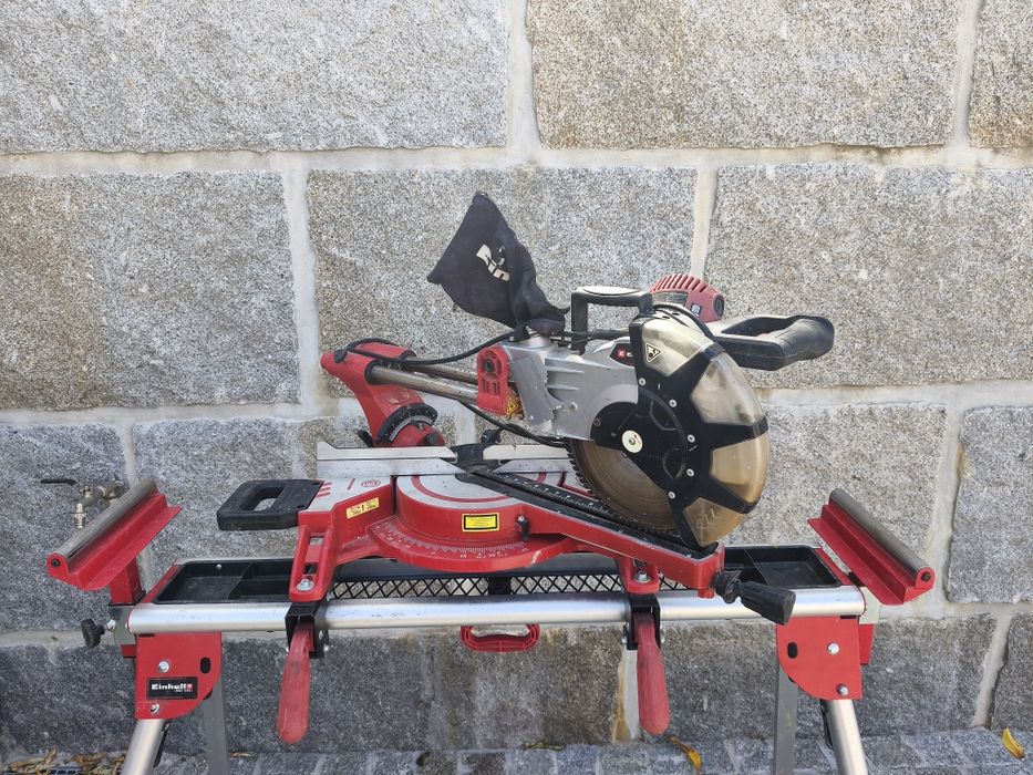 Máquina esquadria com cavalete Einhell