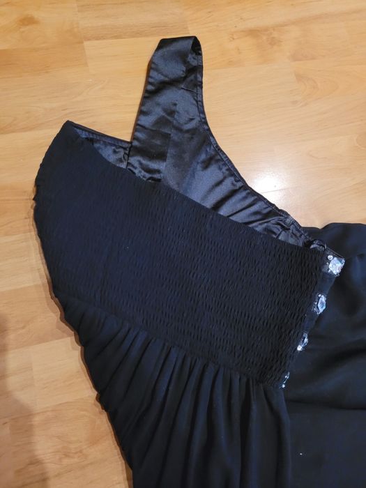 Czarna sukienka długa Maxi S/M