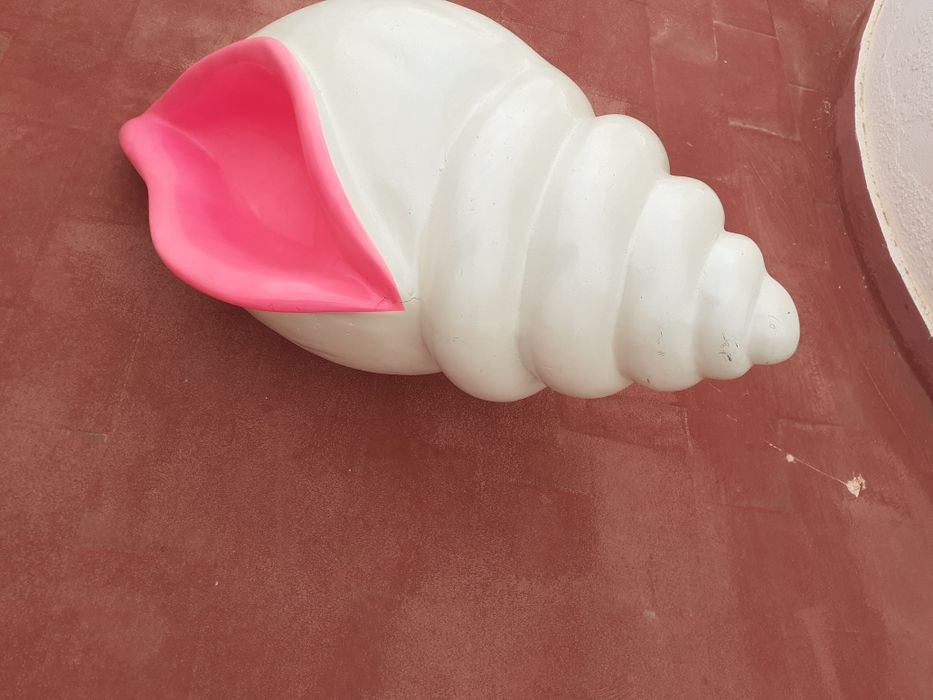 Búzio  XXXL. em Fibra  -Decoração